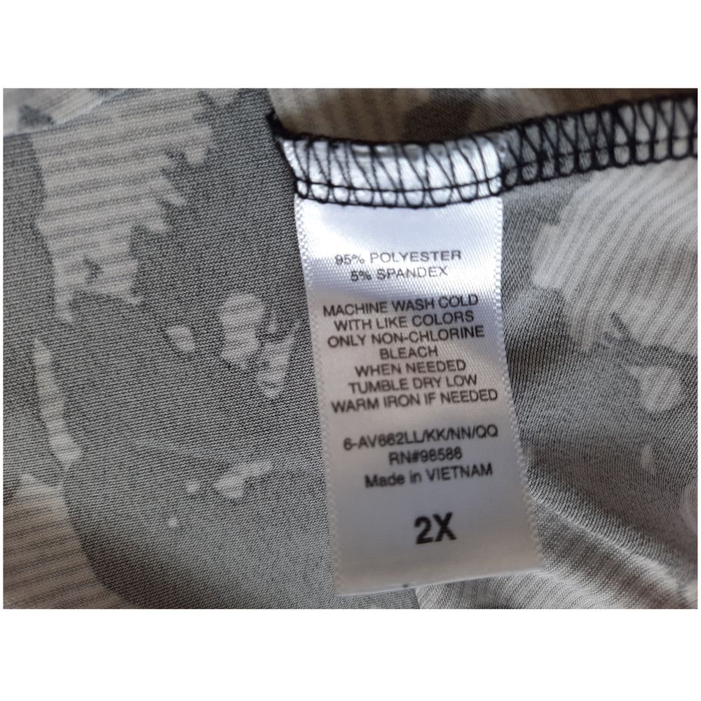 Ava James 2X Plus Women Spandex Blouse Back Keyhole Sleeveless Multi-Color - Picture 7 of 8